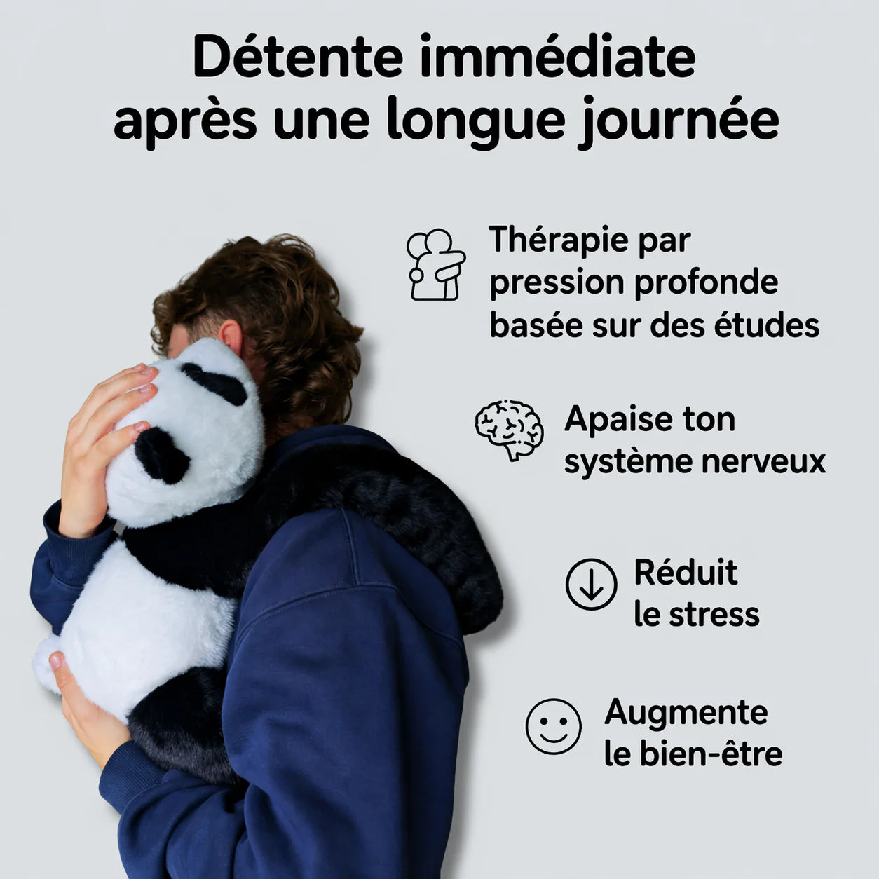 DreamHug™ – Peluche Apaisante Respirante